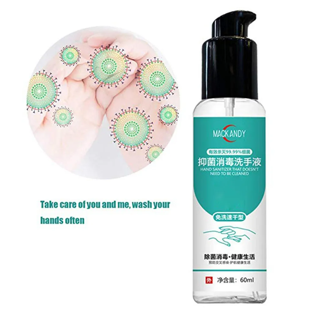 

Portable Antibacterial Disposable Disinfection Gel 60Ml Disposable Quick-Dry Wipe Out Bacteria Hand Sanitizer Gel for Home