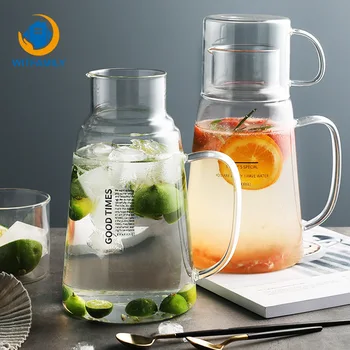 

1.3L Glass Teapot Borosilicate Japanese Coffee Milk Kettle Tea Pot Flower Heat Resistant Office Home Transparent Large Clear