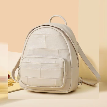 

2020 New Hot Sale Mini Backpack Shell Ladies Lychee Pattern Bag Pu Student Anti-theft Travel Backpac Kmochila Mujer