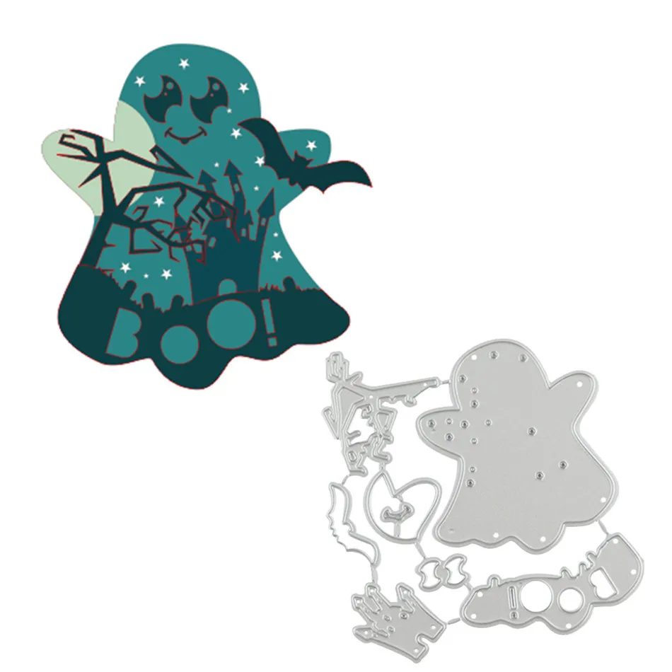 

Naifumodo Halloween Boo! Dies Metal Cutting Dies for Card Making Scrapbooking Embossing Cuts Stencil Craft New 2019 for Dies
