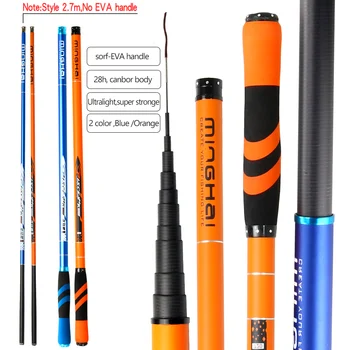 

JOSBY Ultralight Super Hard Stream Hand Pole Telescopic Fishing Rods Fish Tackle 2.7/3.6/4.5/5.4/6.3/7.2M Carp Fishing Feeder
