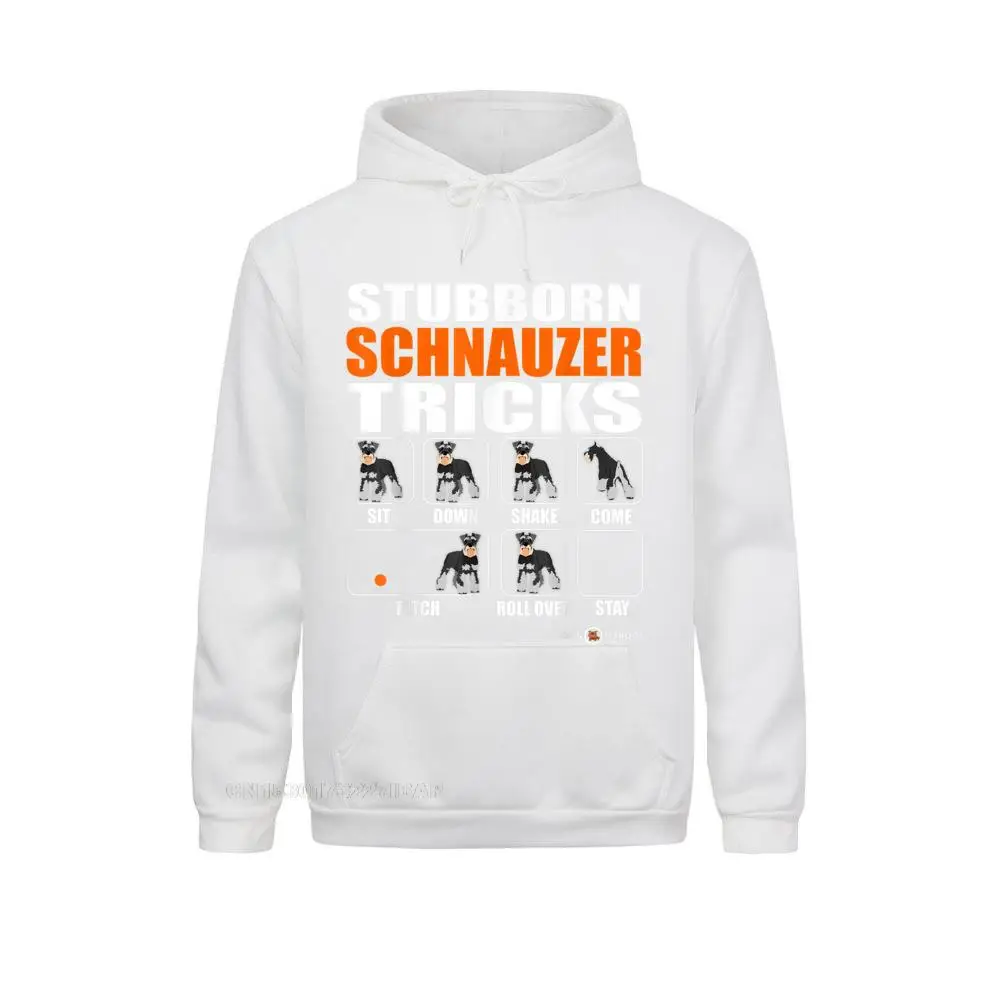 Stubborn Schnauzer Tricks Funny Schnauzer Gift Brand New Women Sweatshirts Geek Hoodies Long Sleeve 3D Style Hoods Lovers Day