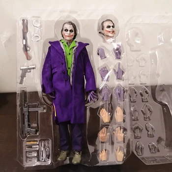 

1/6 Scale Clown The Dark Knight Joker Heath Ledger Action Figure Toys Model 12 Inches for Boys Gift Collectible Display HC