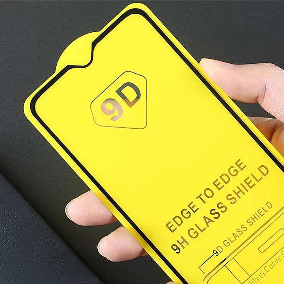 50Pcs\Lot 9D Protective Glass For Samsung Galaxy 