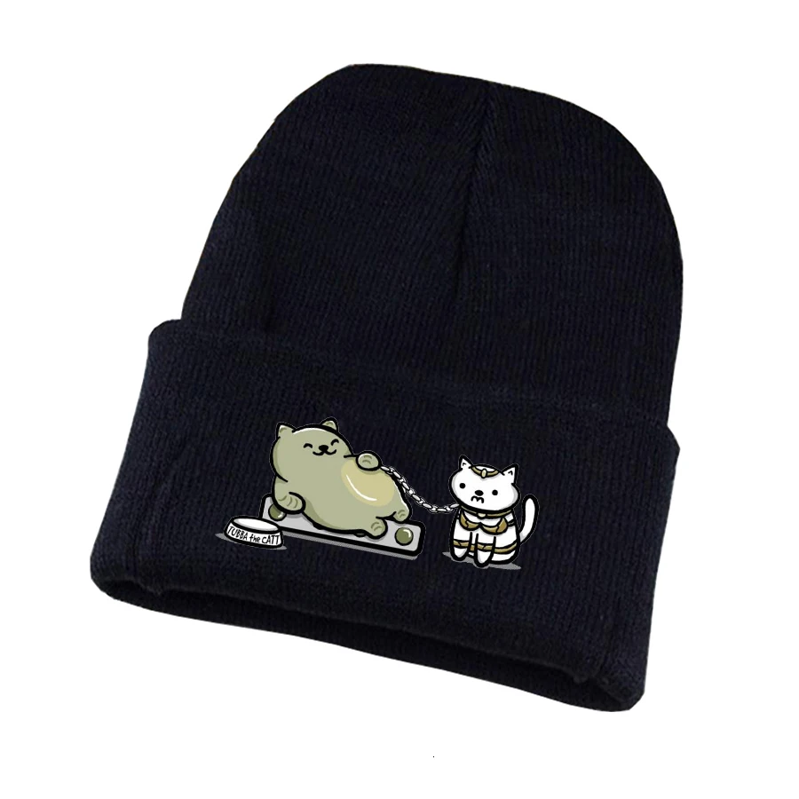 anime Neko Atsume Knitted hat Cosplay 