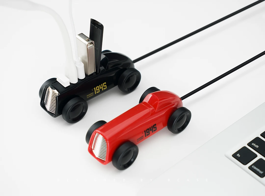Xiaomi Bcase винтажный Автомобильный дизайн USB 2,0 концентратор разветвитель расширитель адаптер USB для телефона/U диск/беспроводная мышь/usb зарядка