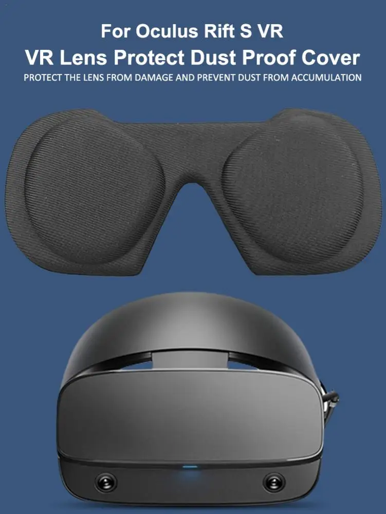 VR Защитная крышка для объектива Пылезащитная Накладка для Oculus Rift S VR игровая гарнитура