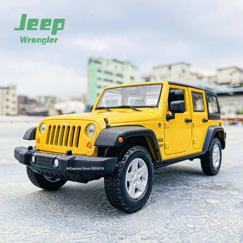 Maisto 1:24 2015 JEEP WRANGLER неограниченная модель багги из сплава Модель автомобиля