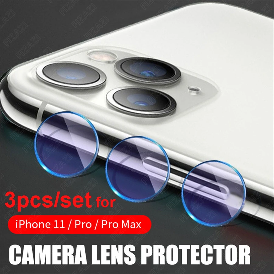 Защитное стекло для объектива камеры iPhone 11 Pro Max Xs XR 6 6S 7 8 Plus закаленное 9D полная