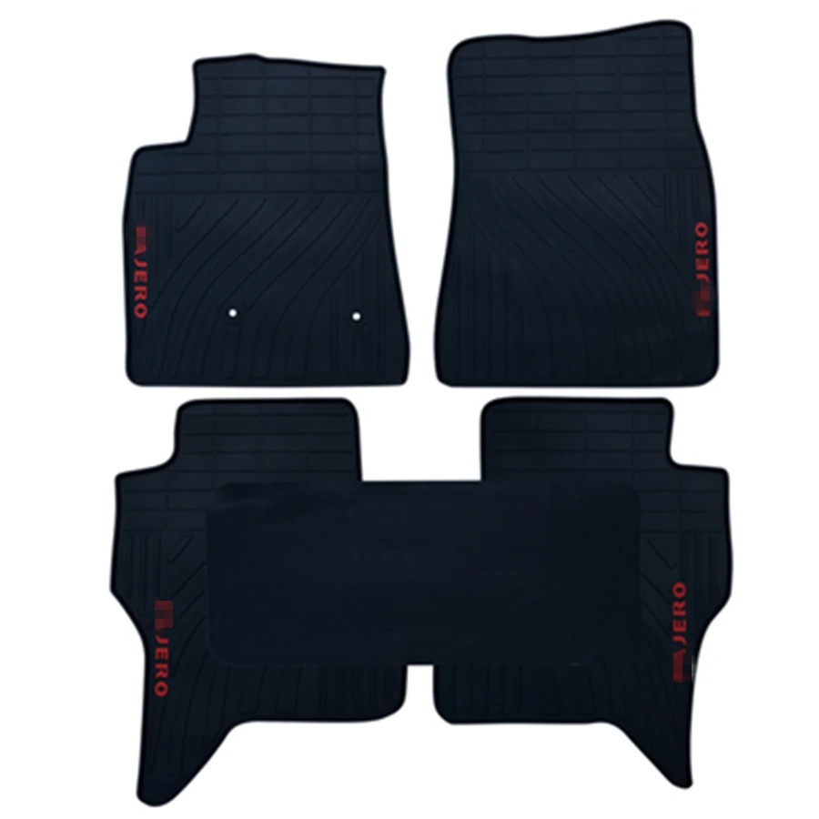 

For Mistubishi Pajero 5seats All Weather High Quality Waterproof Anti Skip Latex Durable Carpets Special Rubber Car Floor Mats