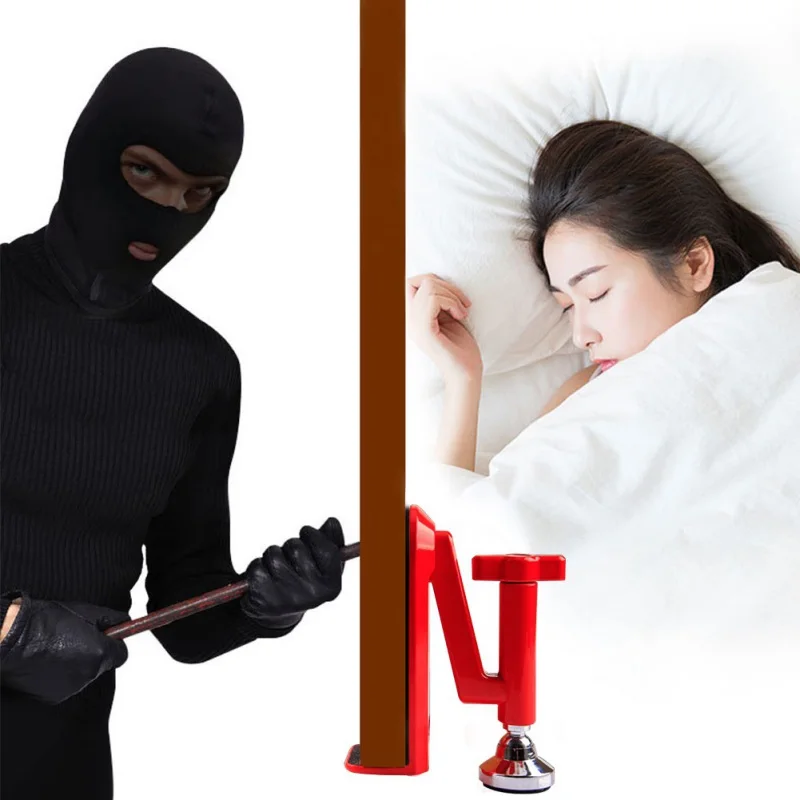 

Portable Door Closer Jammer Lockdown Lock-Security Device For Travel Hotel Door Portable Security Device Female Safety A