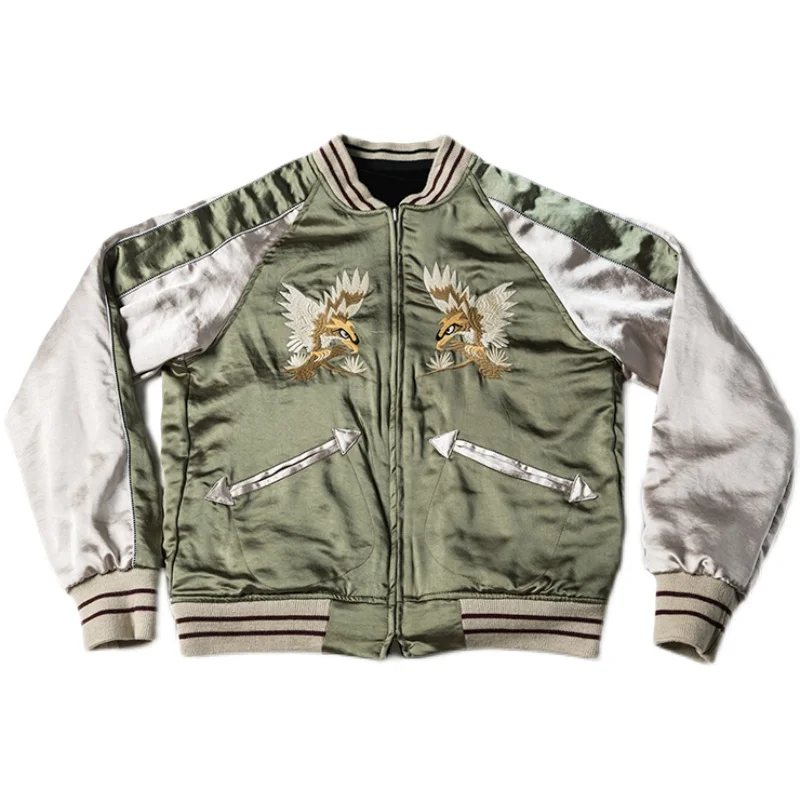 SAPEur Reversible Souvenir Jkt スカジャン NON STOCK Japan Sukajan Reversible Souvenir Jacket