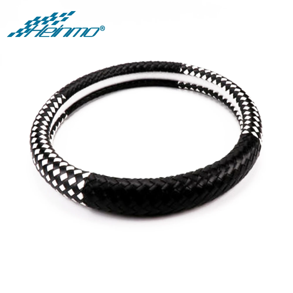 

For MINI Cooper F60 F56 F54 F55 F57 Faux Braid Car Steering Wheel Cover Stickers for MINI Cooper R60 R56 R55 R57 R58 R59 R61