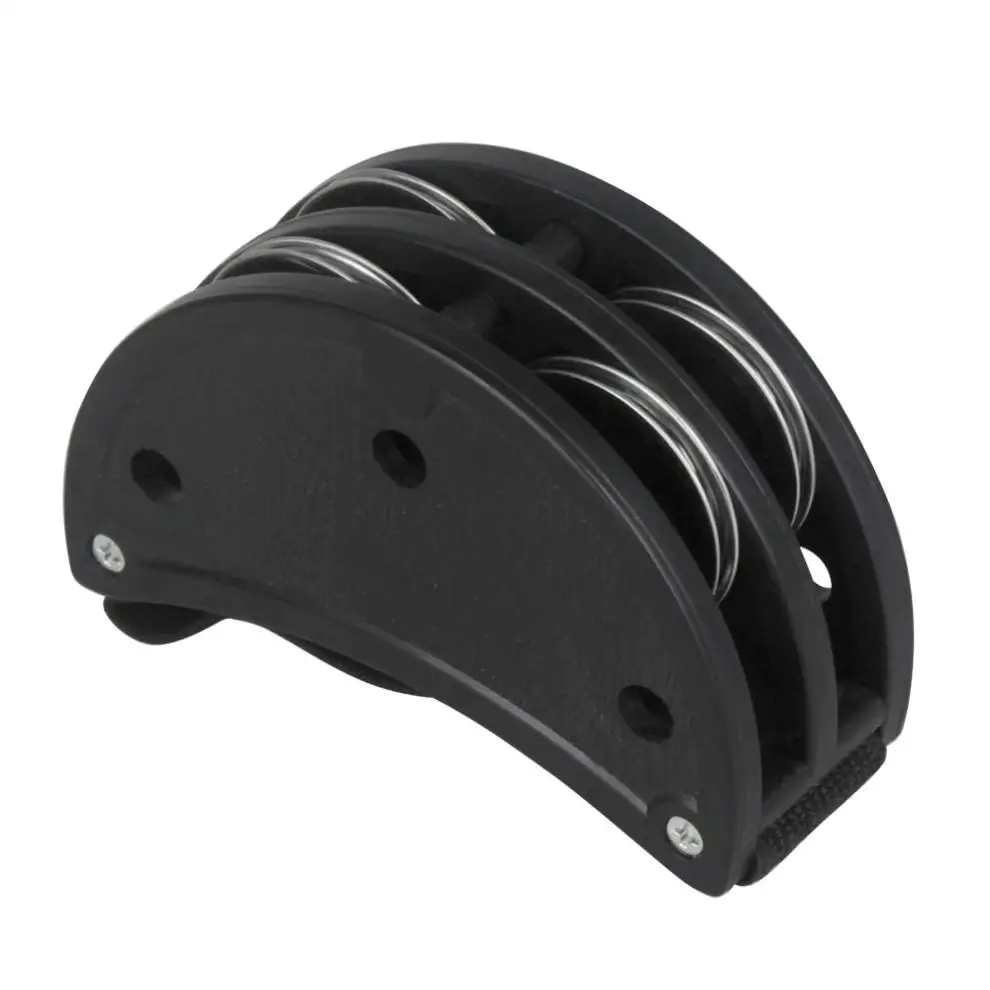 Полукруглый двухрядный Колокольчик для ног Cajon Drum Partner Percussion InstrumentsAccessories колокольчики для ног