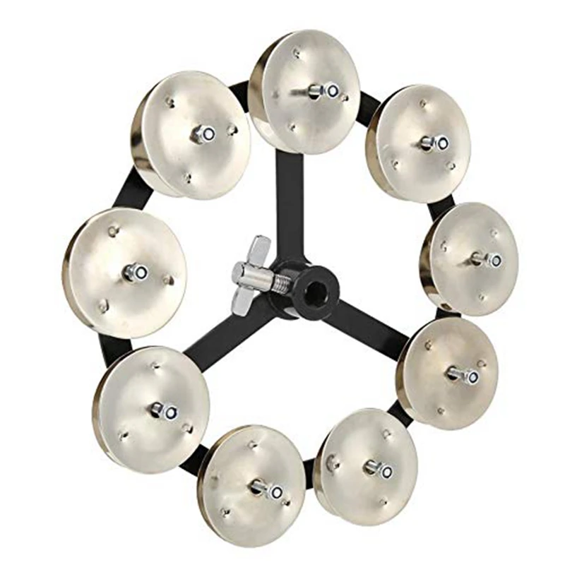 Percussion Instrument Parts Metal Hi-Hat Single Row Jingle Ring for Drum Set Good