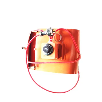 

110V 300W 200*1170*1.5mm LP gas tank heater Silicone Rubber Heater dial thermostat on pad 2000mm lead wire with 3pins plug