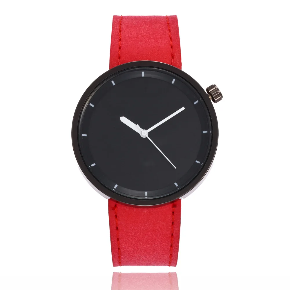 

Korean-style Fashion And Personality Simple Quartz Leather Strap Watch Men And Women Cool Shiny Side Couple Watches Students Wat
