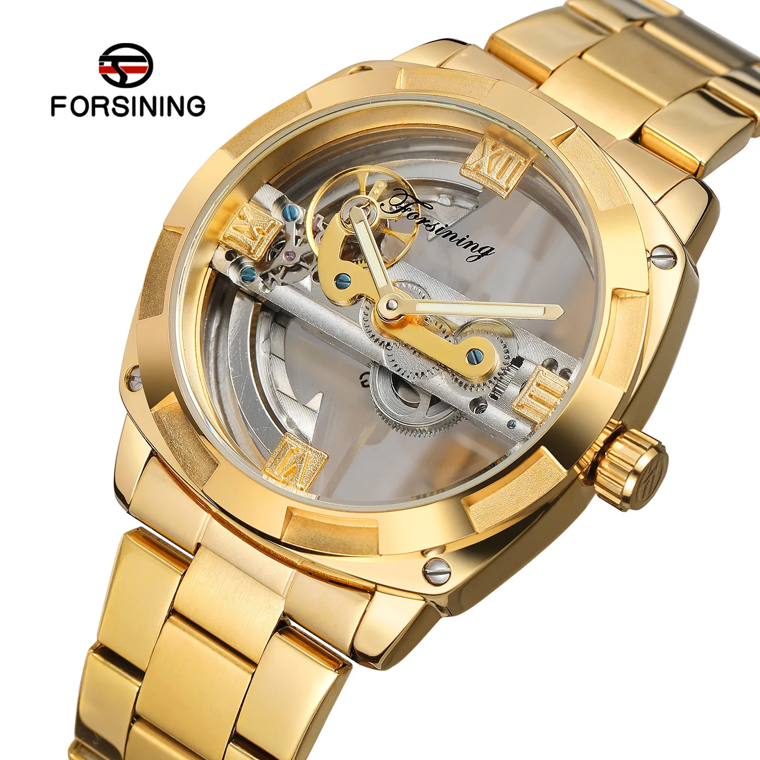 

New forsining Design Fashion Casual Waterproof Fully Automatic Analog Watch