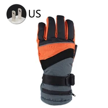Women Men Protective Practical USB Charging Safe Outdoor Electric Heating Gloves Cycling Waterproof Sports Winter Skiing Warm