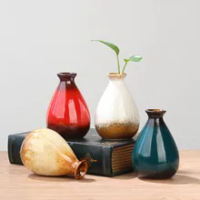 Домашний декор, ручная роспись, миниатюрная фарфоровая бутылка для балкона, культура воды, растение, Декор для дома, офиса, ваза для цветов