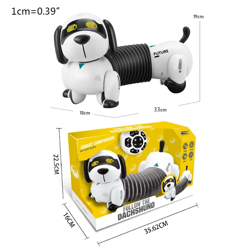 D55E Remote Control Dachshund Dog RC Robotic Stunt Puppy Toys Electronic Pet Following Programmable Robot 6 D55E Remote Control Dachshund Dog RC Robotic Stunt Puppy Toys Electronic Pet Following Programmable Robot 6
