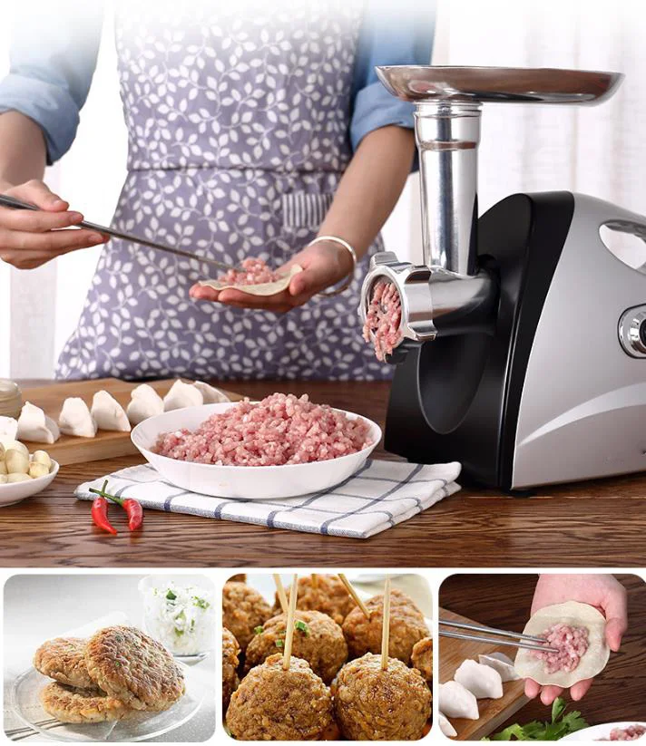 Electric Meat Grinders 2800W Powerful Stainless Steel Meat Grinder Kitchen Home Sausage Stuffer Meat Mincer Heavy Duty