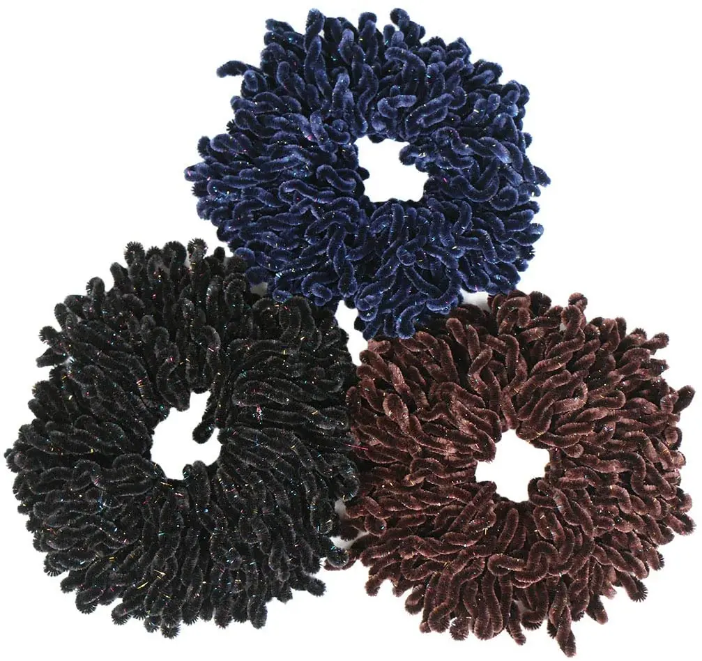 Scrunchie Volumising Hijab Plain Big Hair Ring Tie Bun Clip Scarf Volumizer For Women Muslim Headwear