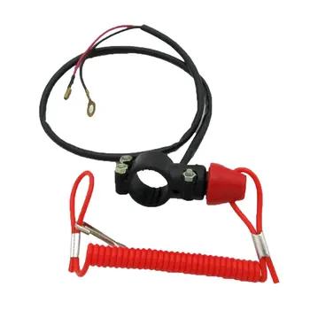 

Motorcycle Single Support Flameout Switch Horizon for ATV Beach Bike Outboard Emergency Stop Flameout Switch