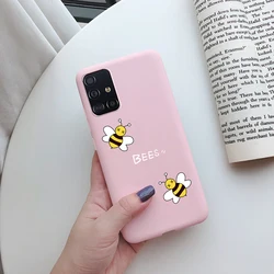 Silicone Soft Protective Shockproof Phone Case - 6.5 Back Cover for Galaxy M31S (Pink)