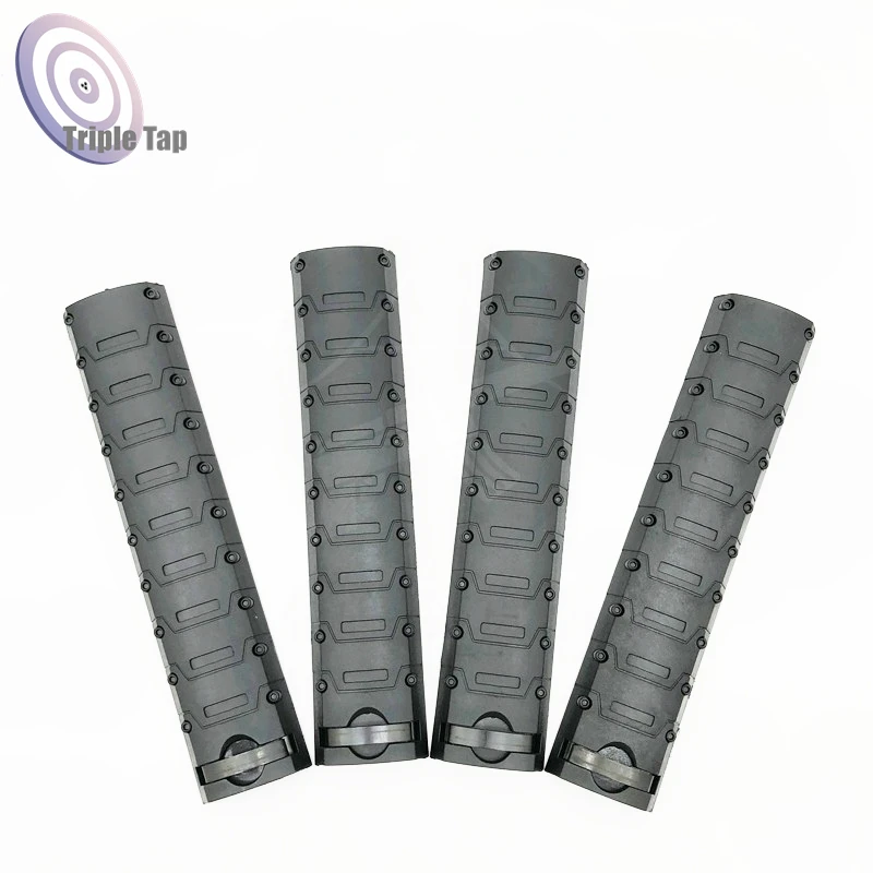

Nylon 4pcs Rail Cover Plastic Fish Bone Ladder Shape Rifle Handguard Heat Resistant Ladder Rubber Picatinny Rail Covers For M4