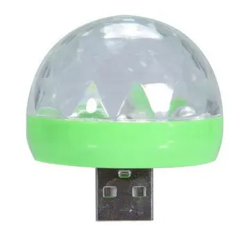 

Mini USB LED Disco Stage Light Portable Family Party Magic Ball Colorful Light Bar Club Stage Effect Lamp for Mobile Phone ---