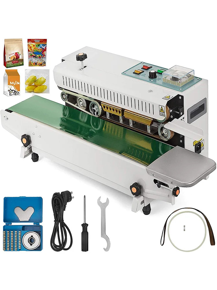 

Automatic Continuous Food Aluminum Foil Paper Pouch PVC Membrane Bag Film Packaging Heat Seal Sealer Plastic Bag Sealing Machine