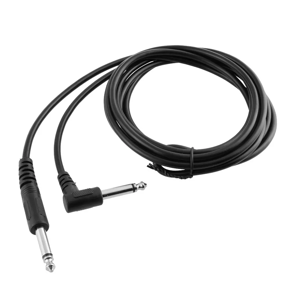 6.5mm Jack C/âble Audio 5M M/âle /à M/âle Aux C/âble Pour Guitare Amplificateur Mixer Droit Coude Guitarra Connecter C/âble