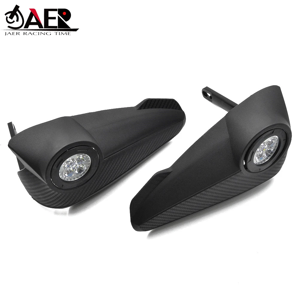 Big Handguards Hand Guard with LED Light for Honda Kawasaki Yamaha ATV Motocross Pit Dirt Bike Off road Enduro Racing | Автомобили и