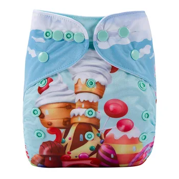 

Premium Quality Baby Diaper Washable Prefold Reusable For Baby Pocket Cloth Diapers Without Inserts DY8