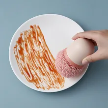 

Round handle cleaning ball Washing Pot Brush Degradable fiber Kitchen Strong decontamination Pot Brush Kitchen Cleaning Brush