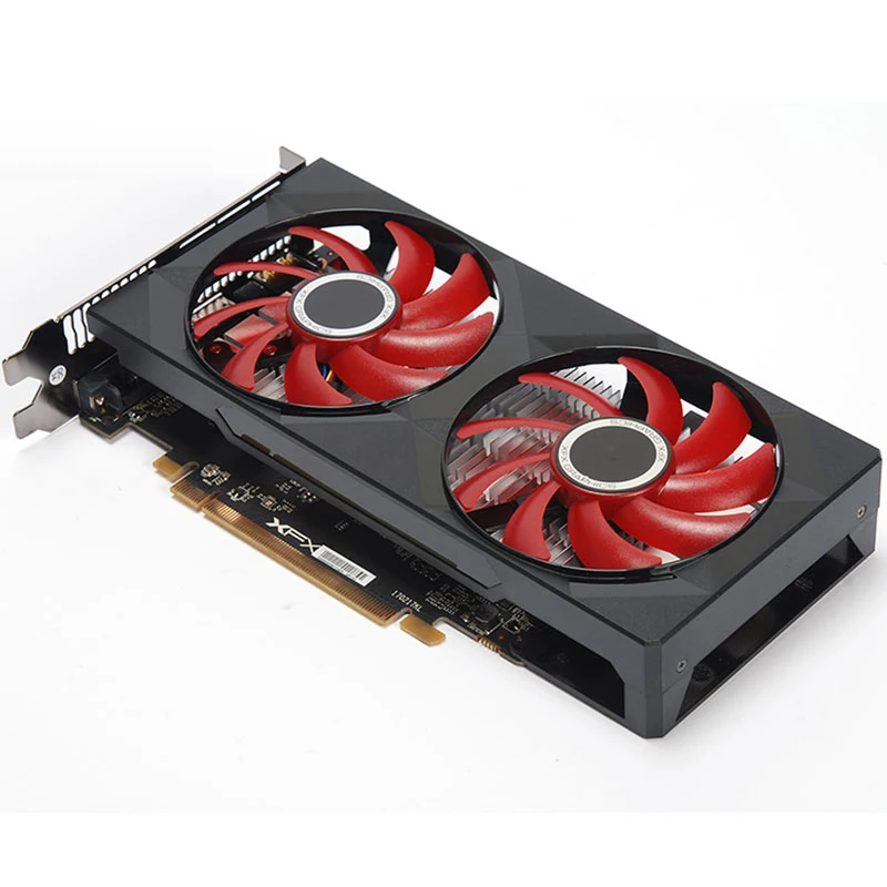 Видеокарта XFX RX 560 4 ГБ GDDR5 для AMD 500 RX560D видеокарта VGA RX560-4GB RX560 564 4G HDMI DVI 7000 МГц PCI 3 0 б/у