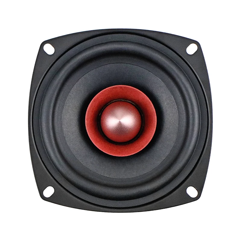 GHXAMP 4inch 105MM Square Full Range Speaker Unit 78Hz-19.8KHz DIY 4ohm 25W HIFI Home theater Tweeter MID-Bass Loudspeaker 2PCS