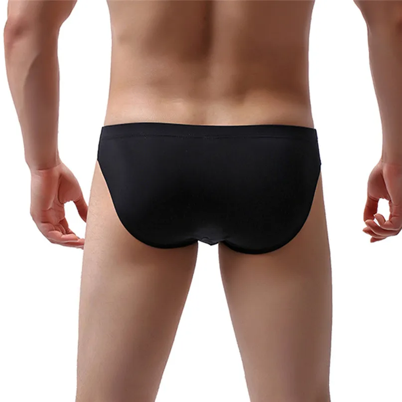 Fashion Soft Briefs Men Sexy Underwear Knickers Shorts Underpants Home Triangle Pants Panties #2l29 (12)