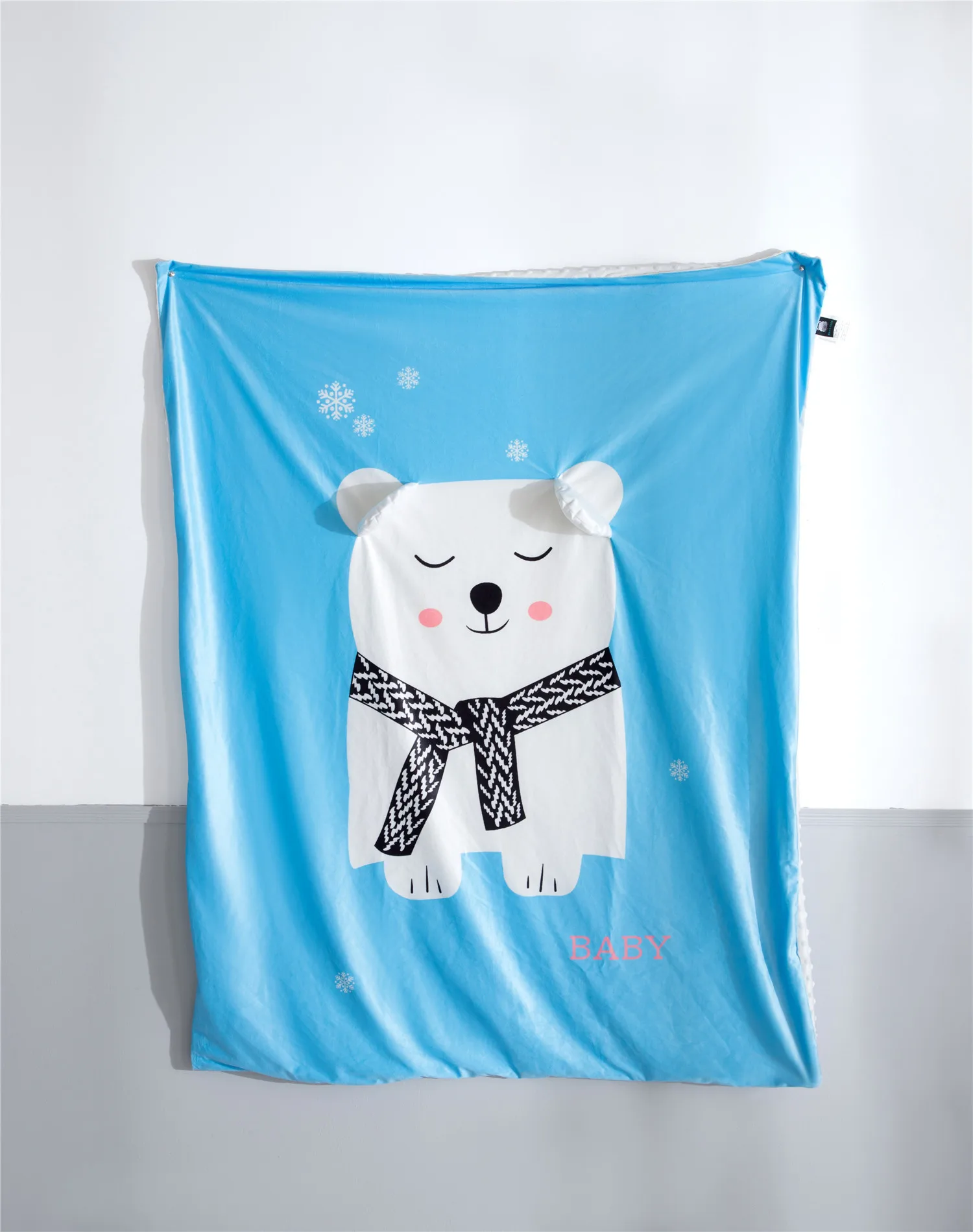 Newborn Blankets for Stroller Baby Blanket Velvet Bedding Swaddling kids Nursing Quilt Cot Crib Nursery - Color: BXX043D-120X150cm