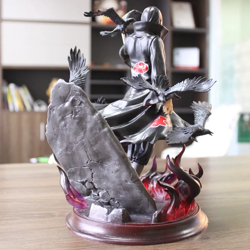 

Naruto Xiao Organization Uchiha Itachi Kaleidoscope Write round Eyes Crow Decoration Garage Kit Model
