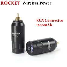 Новинка! Ракета мини беспроводной источник питания RCA разъем татуировки питания для татуировки роторный мотор ручка