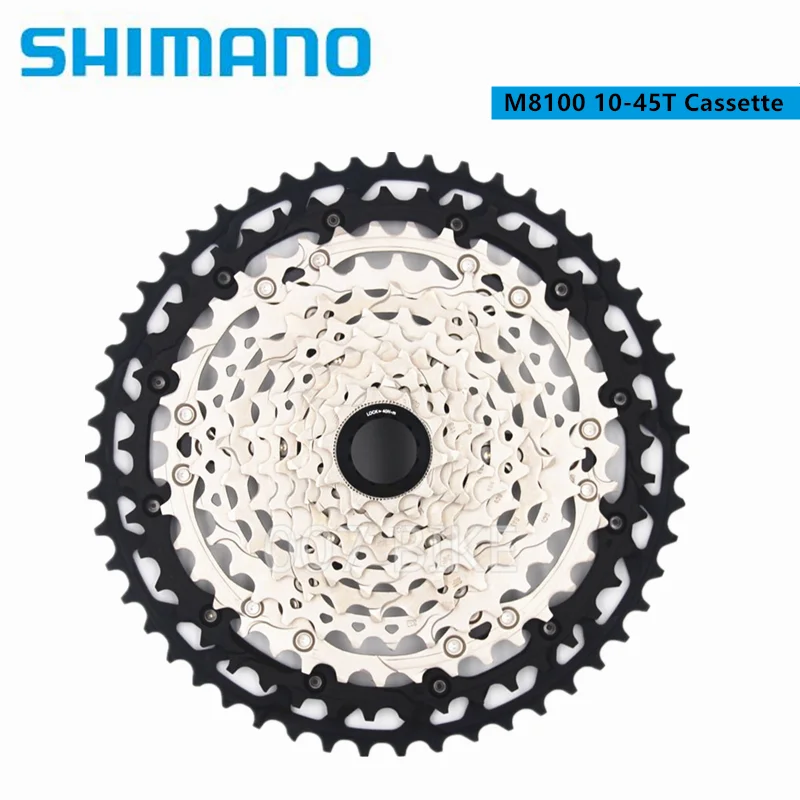 Bicycle Cassette Shimano SLX XT M8100 M7100 M6100 Cassette 12 speed 10-51T 10-45T Cassette Freewheel Mountain Bike MTB 12 Speed Bicycle Parts