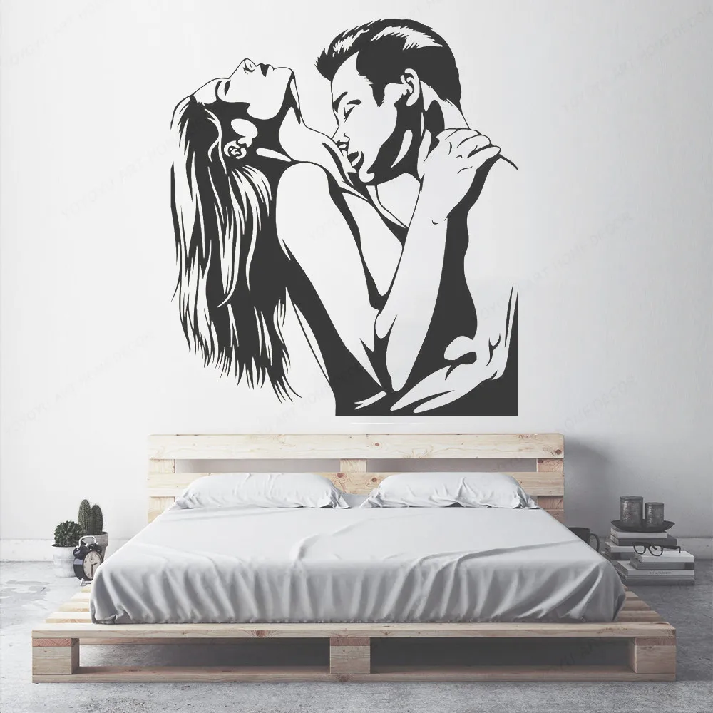 Wall Stickers Bedroom Couples Couple Bedroom Wall Art Stickers Love