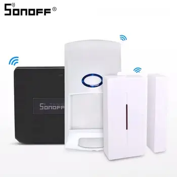 

Sonoff Smart Switch RF Bridge 433+PIR2+DW1 DIY Timing Smart Home Anti-Theft Alarm Smarthome Wireless eWeLink APP Remote Monitor