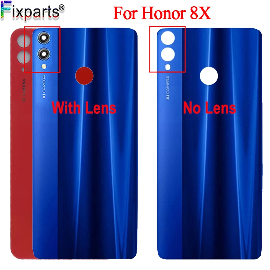 Задняя крышка для Honor 8X задний корпус чехол 6 5 дюйма 8x аккумулятора запасные части