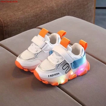

Size 21-30 Children's Led Shoes Boys Girls Lighted Sneakers Glowing Shoes for Kid Sneakers Boys Baby Sneakers with Luminous Sole