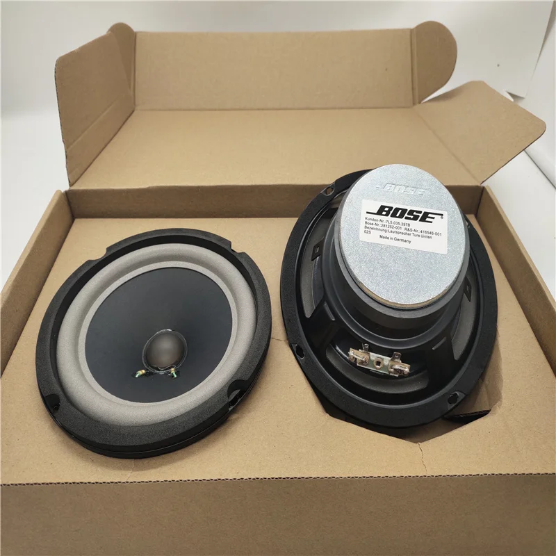 Free Shipping 1set Bose 6.5" Sport Car Audio Car Front Speakers 120w Door Bass Made In Germany Kunden-nr.:7l5.035.397b - -