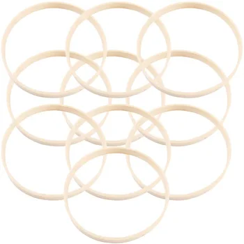 

20Pcs Wooden Bamboo Dreamcatcher Rings Hoops Round Hoops Macrame Rings for DIY Craft Dream Catcher Making Circles 23cm