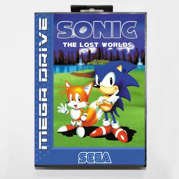 

Sonic The Hedgehog The Lost Worlds 16bit MD Game Card For Sega Mega Drive/ Genesis with Retail Box